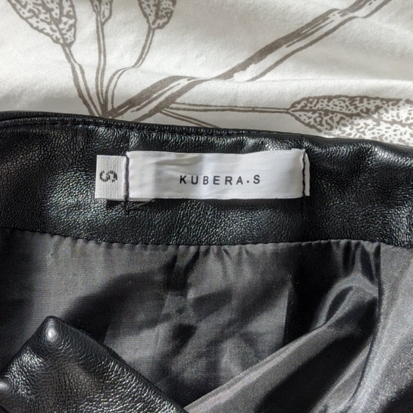 Leather Mini Skirt - Picture 3 of 5